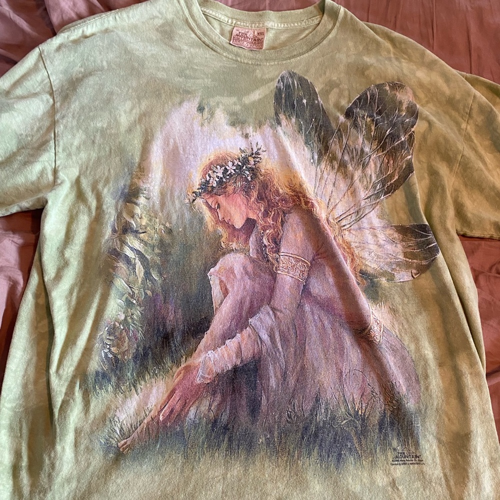 Forest Fairy Tye Dye Green Shirt